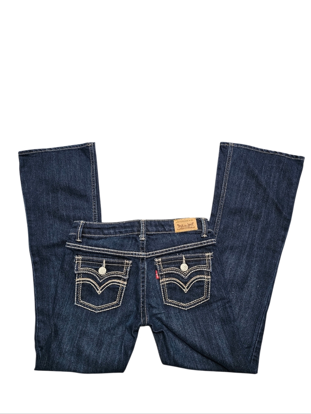 Levi's Girl’s 8 Reg. Boot Cut. Adjustable Waistband. Stretch Denim Jeans